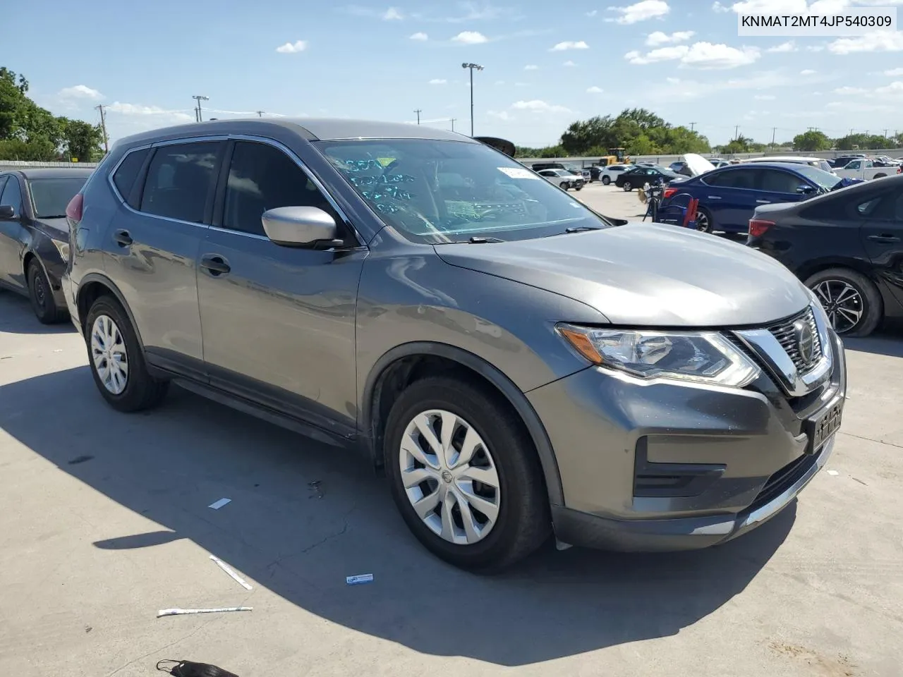 2018 Nissan Rogue S VIN: KNMAT2MT4JP540309 Lot: 59748634