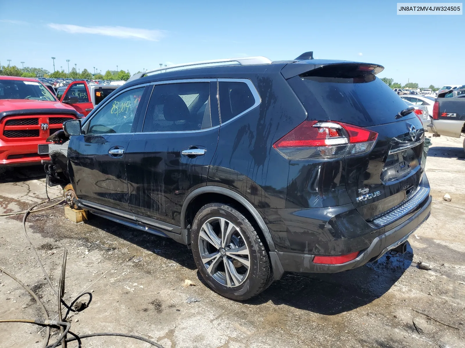 2018 Nissan Rogue S VIN: JN8AT2MV4JW324505 Lot: 60161414