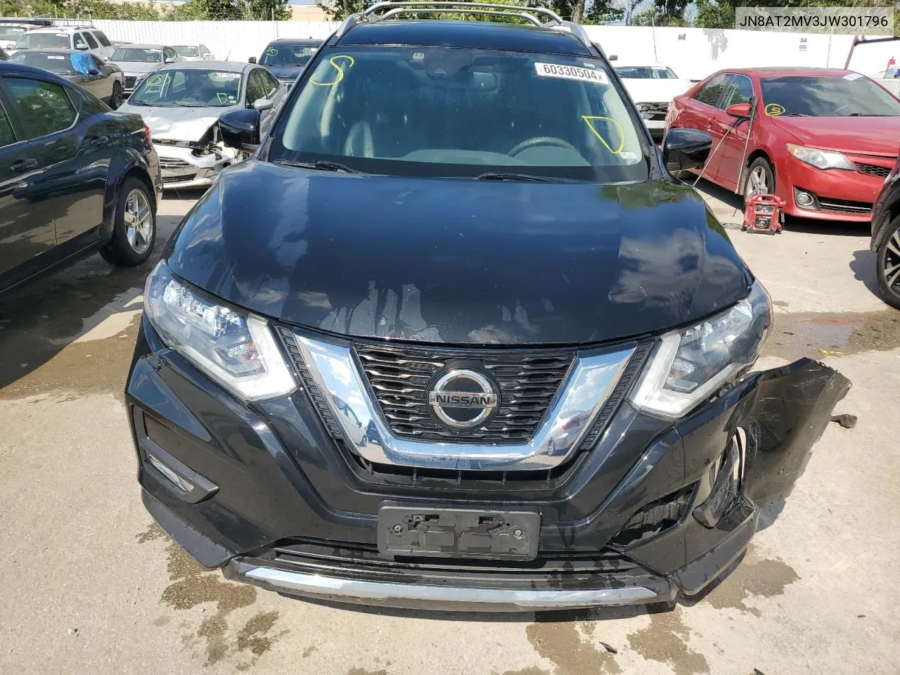 2018 Nissan Rogue S VIN: JN8AT2MV3JW301796 Lot: 60330504