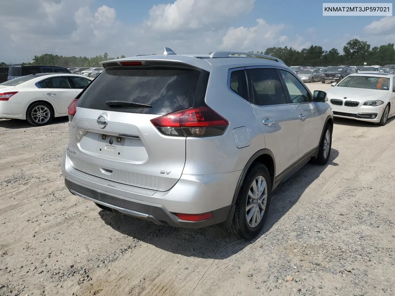 2018 Nissan Rogue S VIN: KNMAT2MT3JP597021 Lot: 60951654