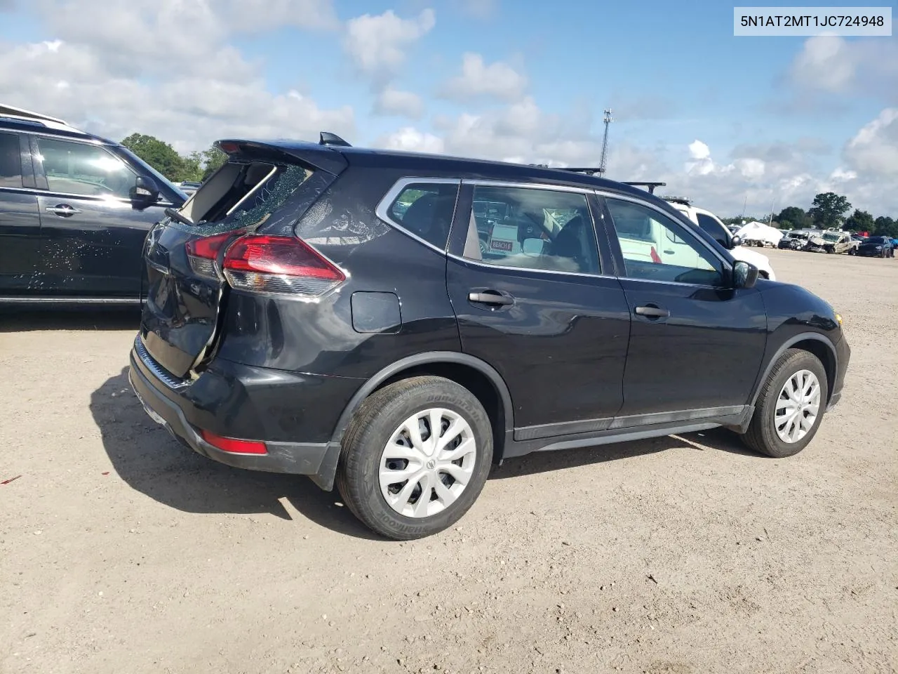 2018 Nissan Rogue S VIN: 5N1AT2MT1JC724948 Lot: 61161384