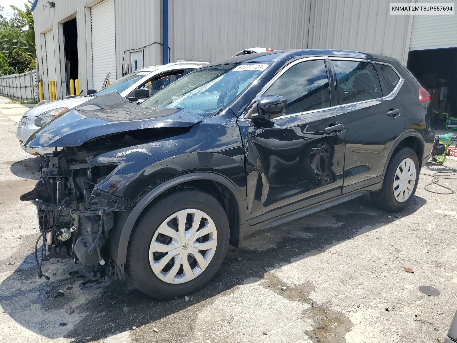 2018 Nissan Rogue S VIN: KNMAT2MT8JP557694 Lot: 61571124