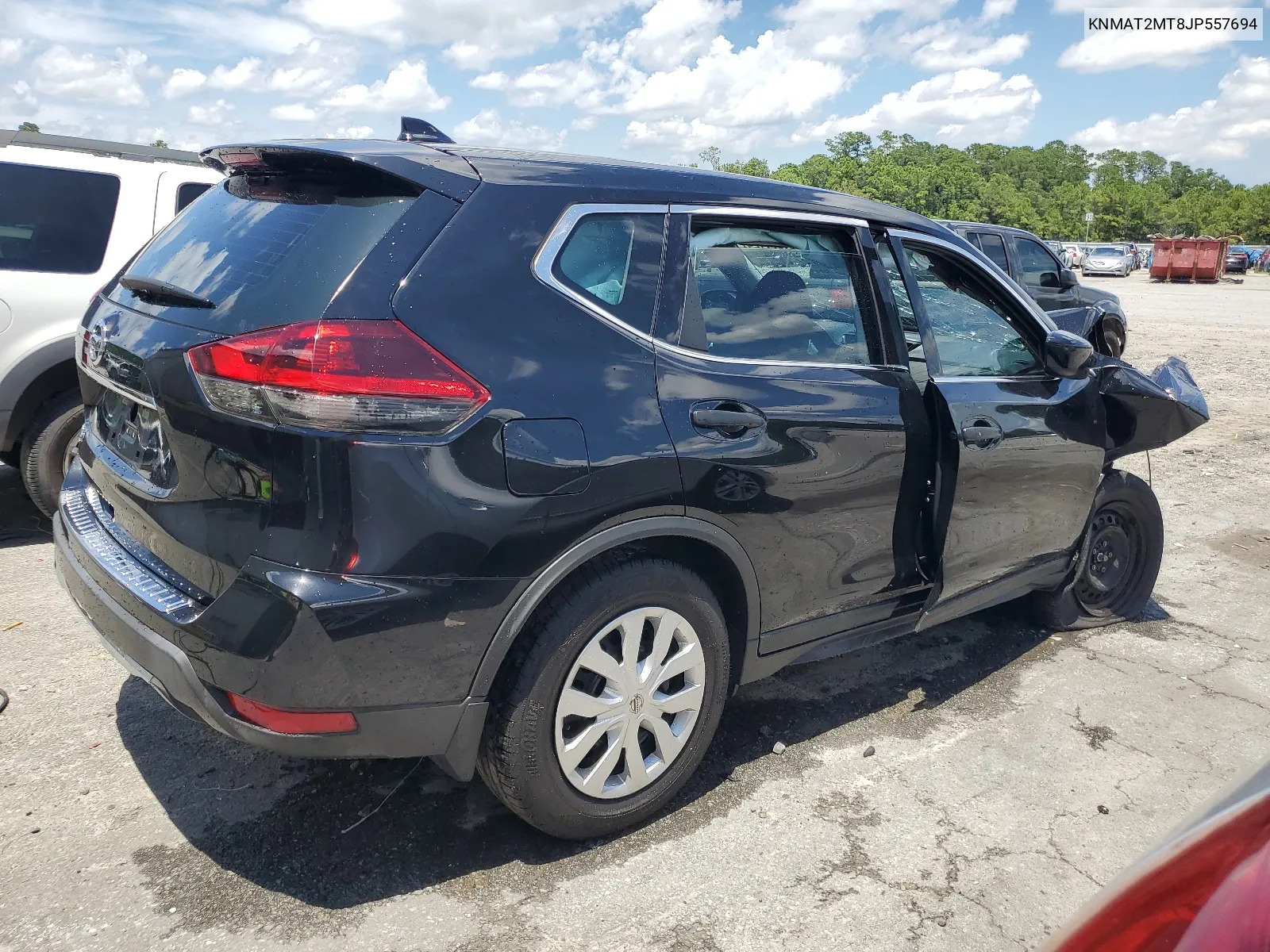 2018 Nissan Rogue S VIN: KNMAT2MT8JP557694 Lot: 61571124