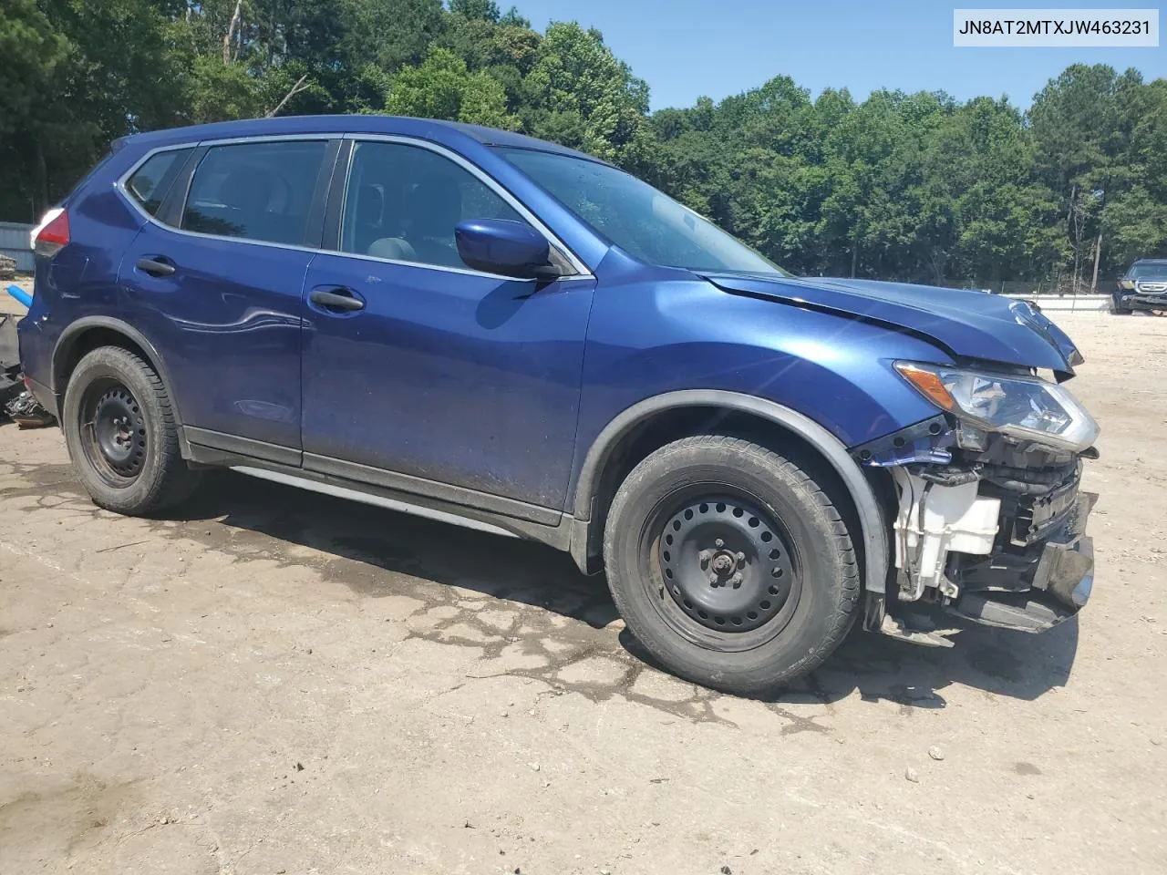 2018 Nissan Rogue S VIN: JN8AT2MTXJW463231 Lot: 61666094