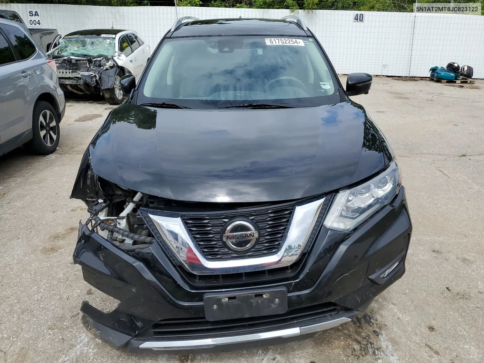 2018 Nissan Rogue S VIN: 5N1AT2MT8JC823122 Lot: 61752254