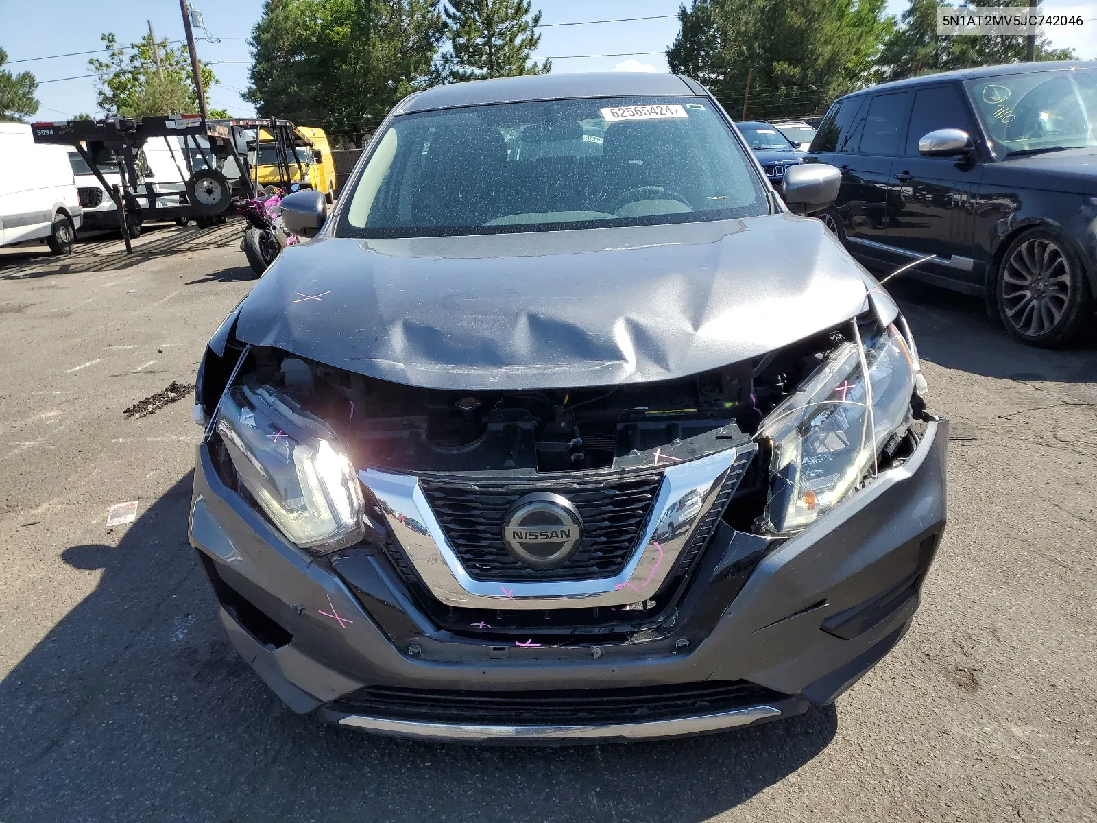 2018 Nissan Rogue S VIN: 5N1AT2MV5JC742046 Lot: 62565424