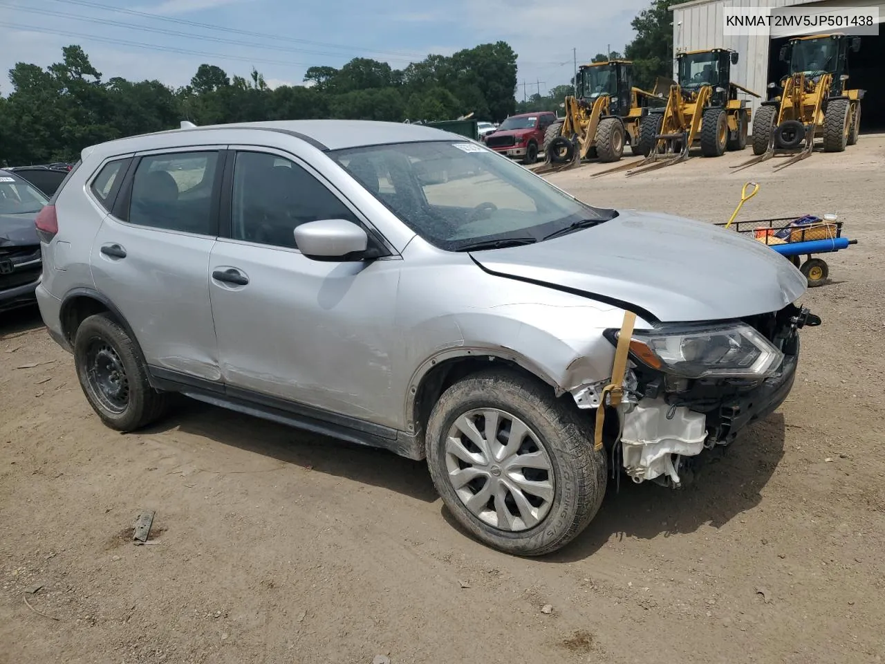 2018 Nissan Rogue S VIN: KNMAT2MV5JP501438 Lot: 62752194