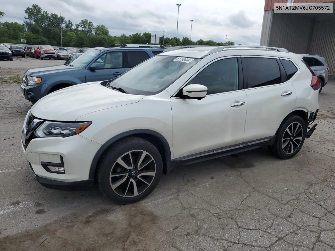 2018 Nissan Rogue S VIN: 5N1AT2MV6JC705572 Lot: 62796484