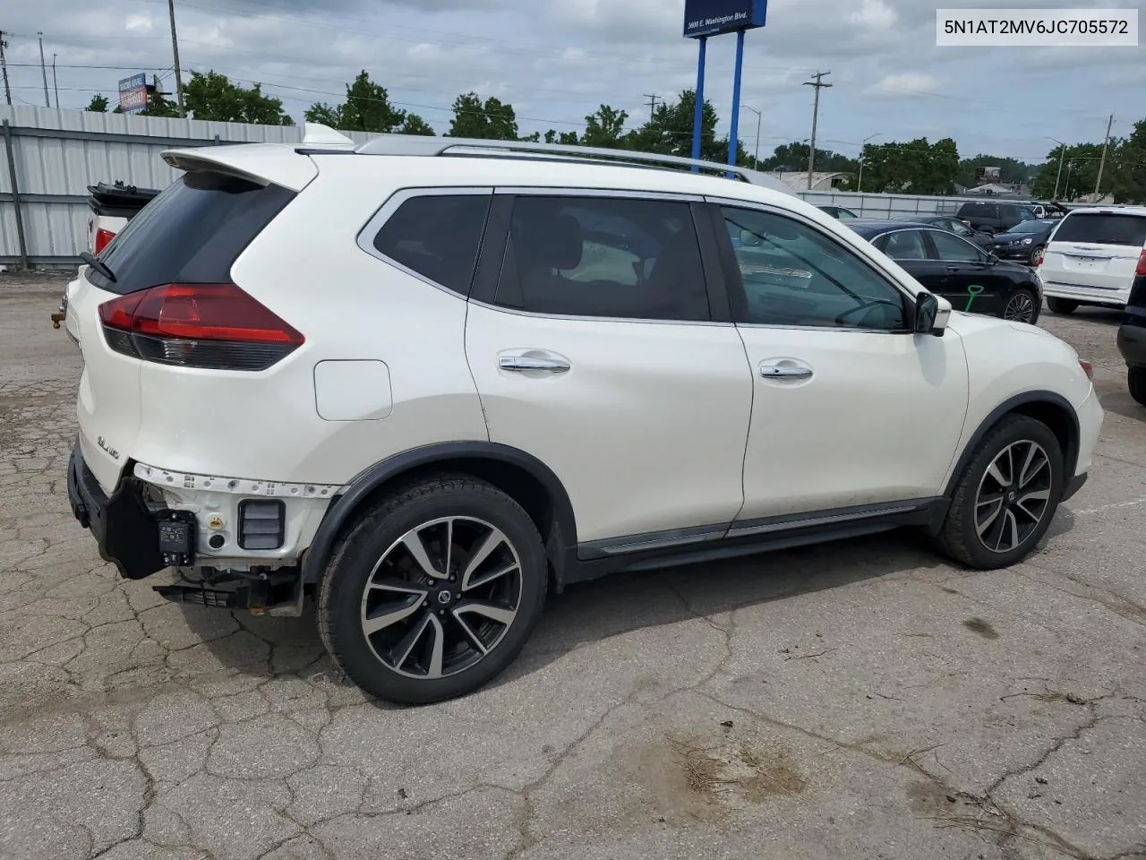 2018 Nissan Rogue S VIN: 5N1AT2MV6JC705572 Lot: 62796484