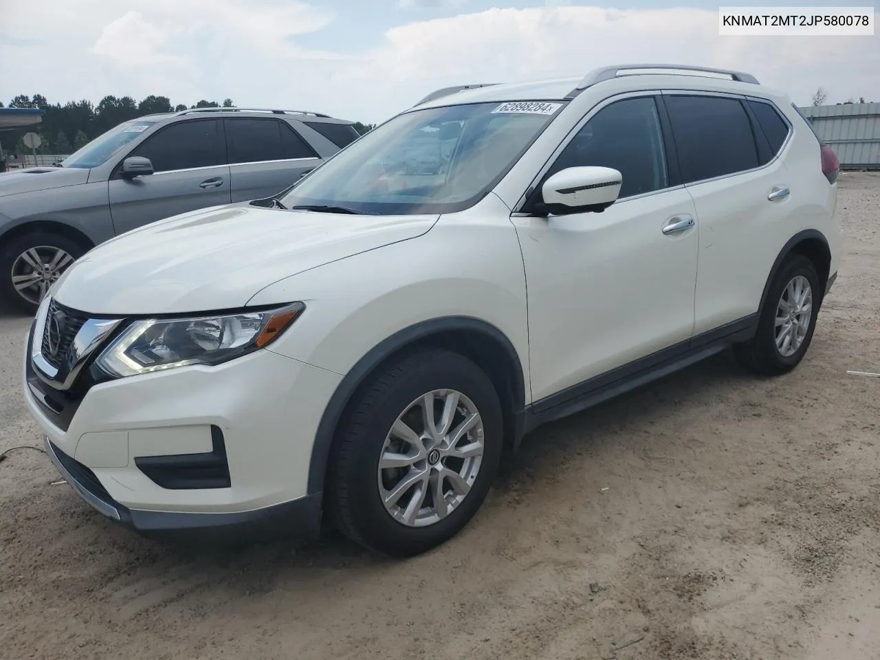 2018 Nissan Rogue S VIN: KNMAT2MT2JP580078 Lot: 62898284