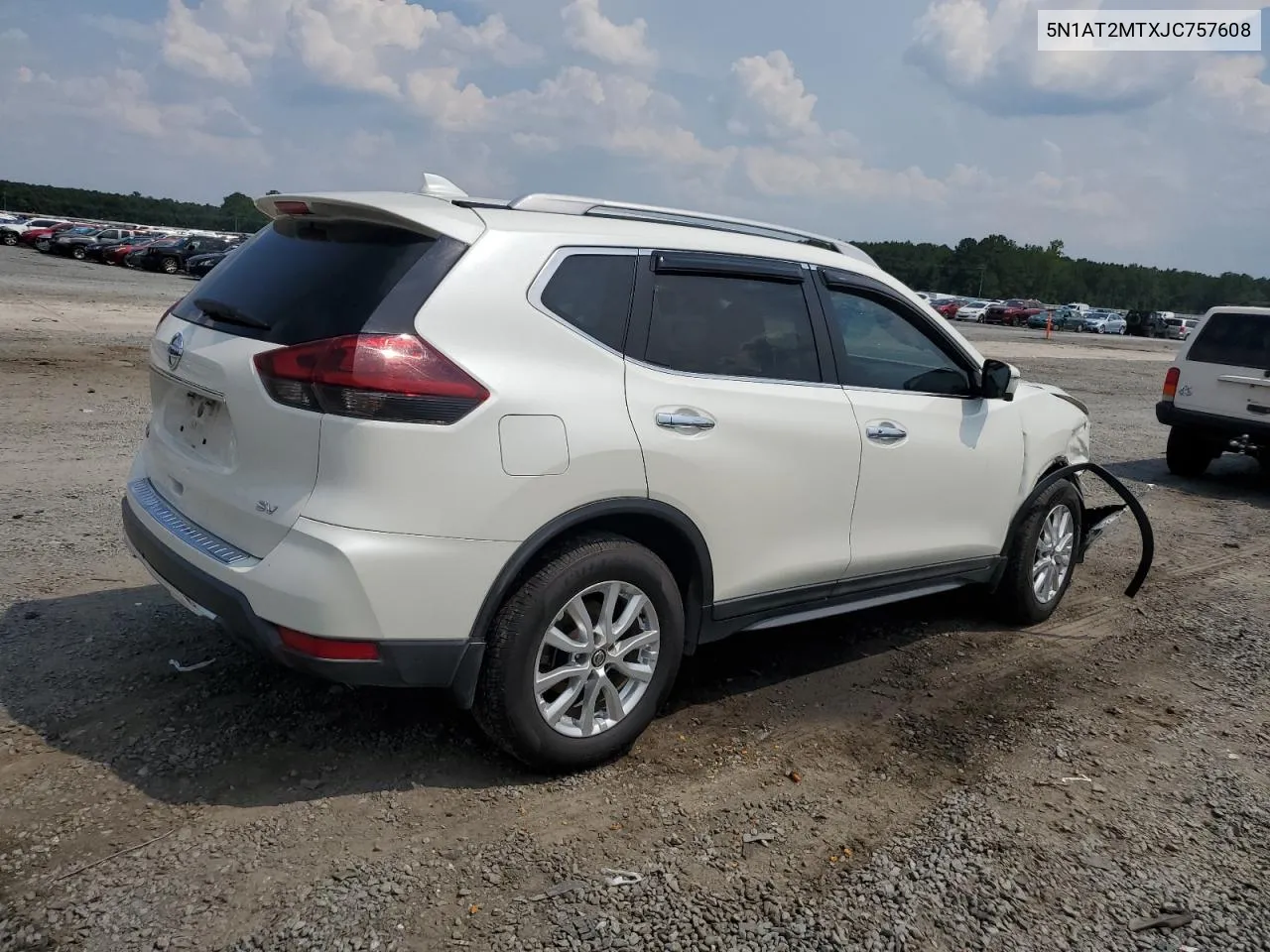 2018 Nissan Rogue S VIN: 5N1AT2MTXJC757608 Lot: 63270234