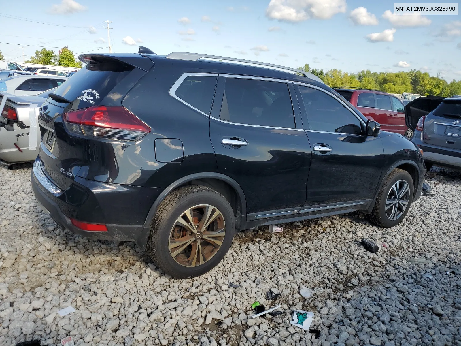 2018 Nissan Rogue S VIN: 5N1AT2MV3JC828990 Lot: 63273814