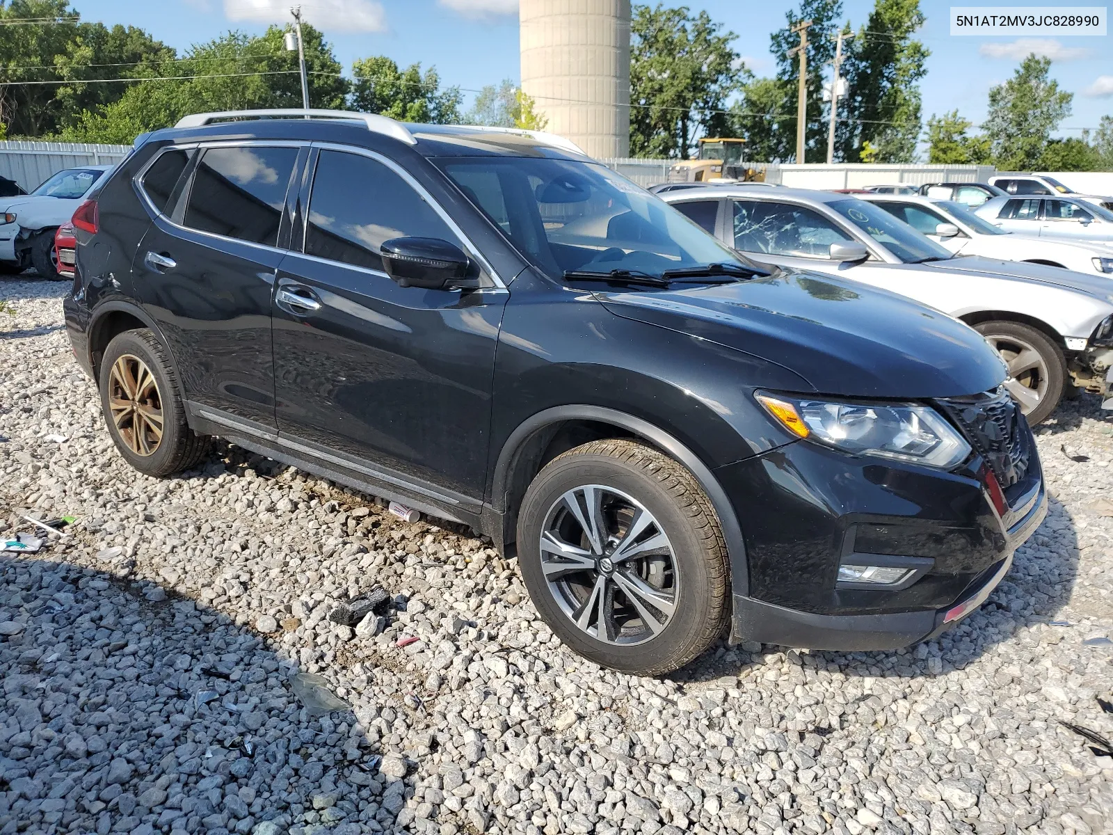 2018 Nissan Rogue S VIN: 5N1AT2MV3JC828990 Lot: 63273814