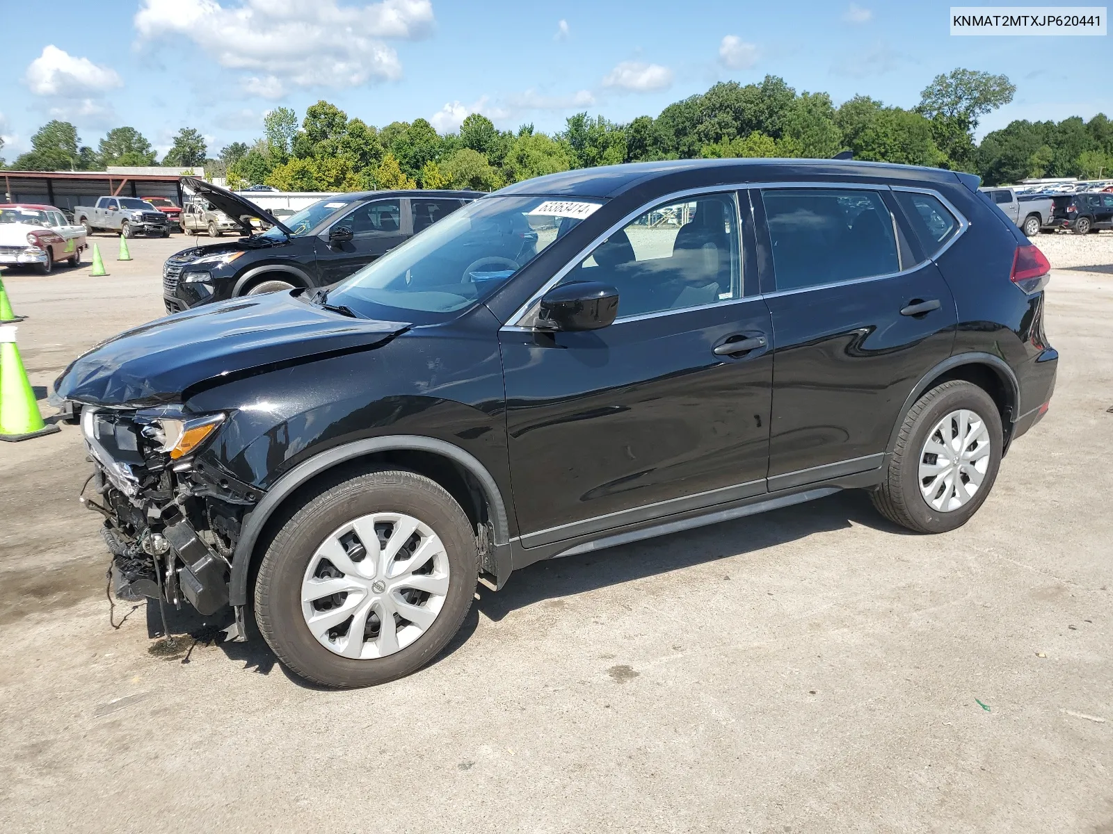 2018 Nissan Rogue S VIN: KNMAT2MTXJP620441 Lot: 63363414