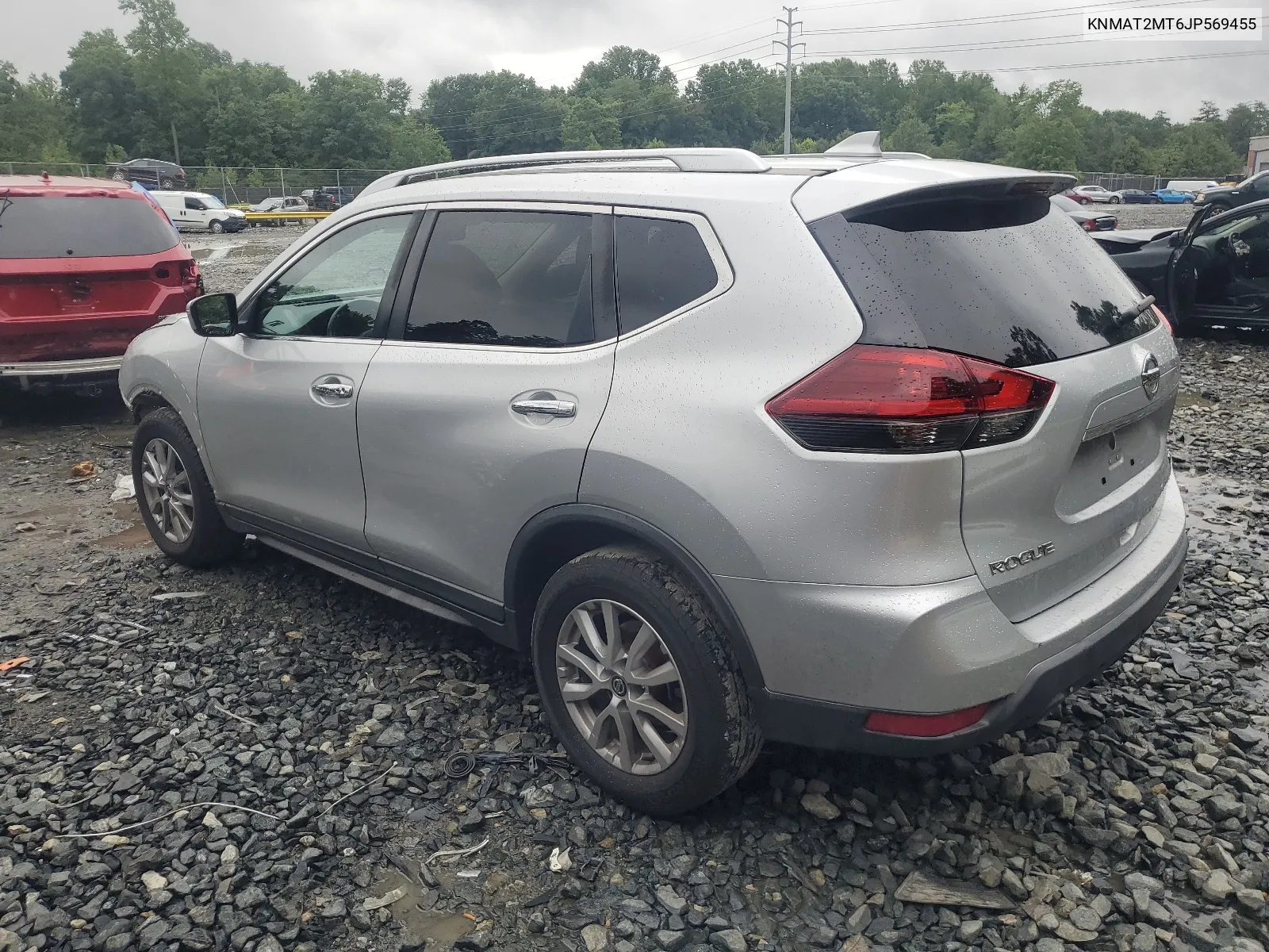 2018 Nissan Rogue S VIN: KNMAT2MT6JP569455 Lot: 63518394