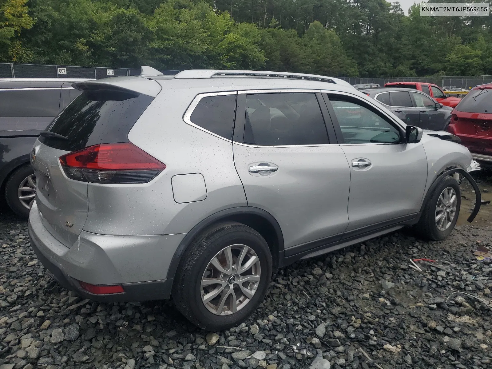 2018 Nissan Rogue S VIN: KNMAT2MT6JP569455 Lot: 63518394