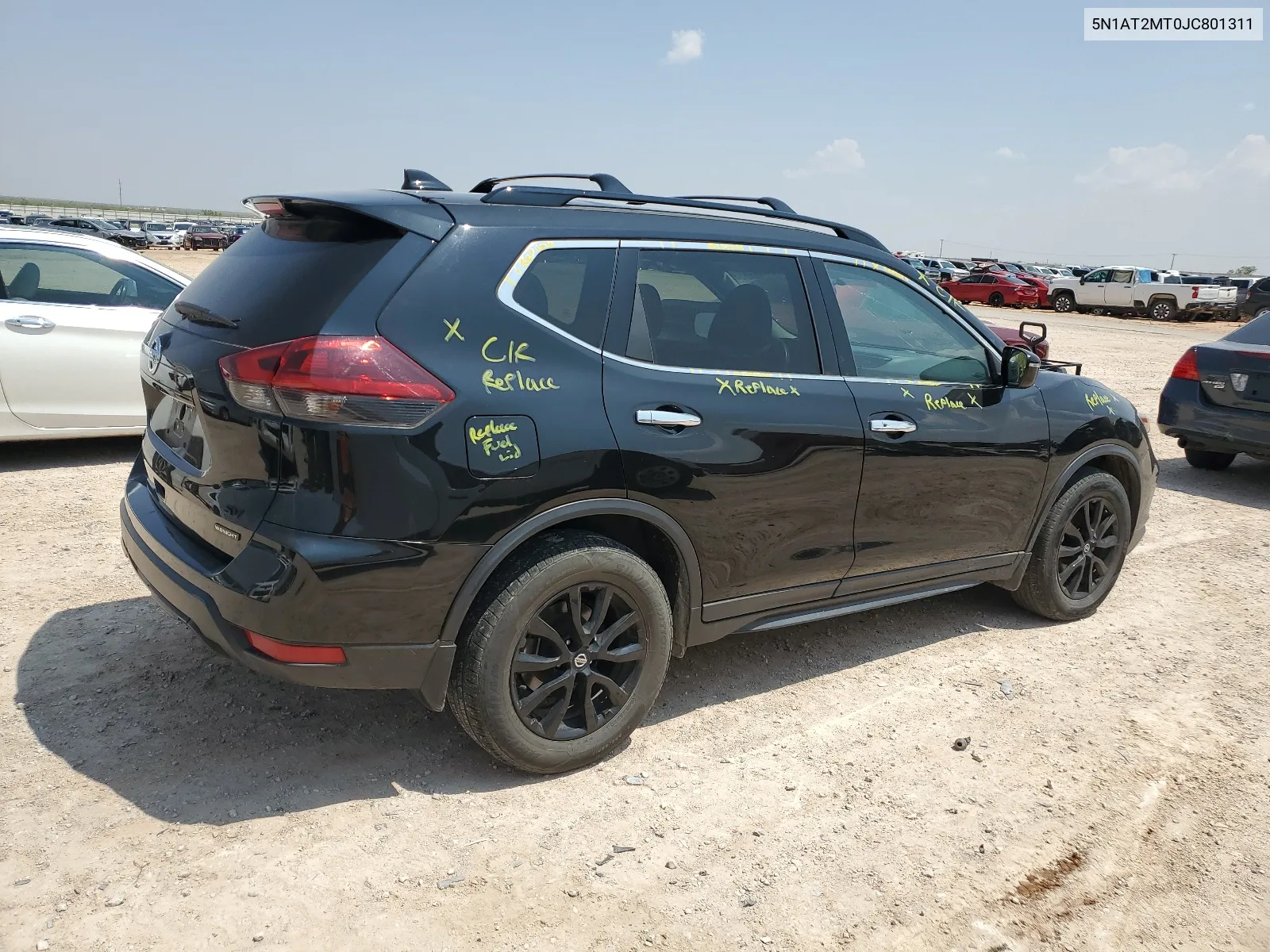 2018 Nissan Rogue S VIN: 5N1AT2MT0JC801311 Lot: 63520334