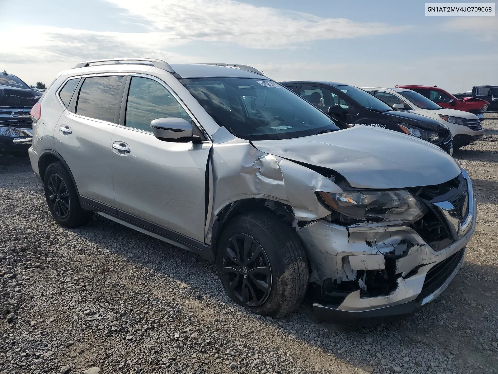 2018 Nissan Rogue S VIN: 5N1AT2MV4JC709068 Lot: 63600774