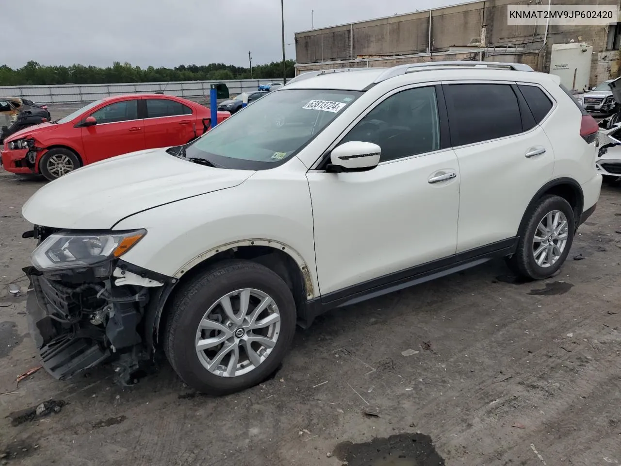 2018 Nissan Rogue S VIN: KNMAT2MV9JP602420 Lot: 63813724