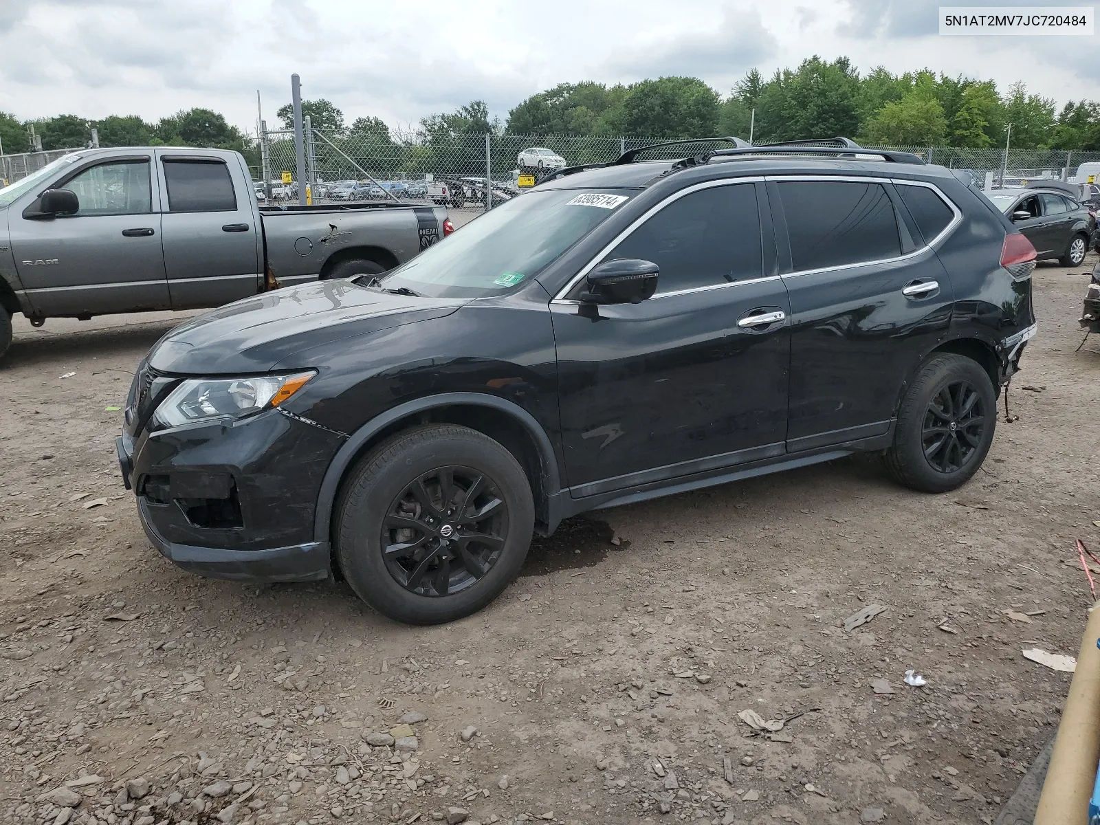 2018 Nissan Rogue S VIN: 5N1AT2MV7JC720484 Lot: 63985114