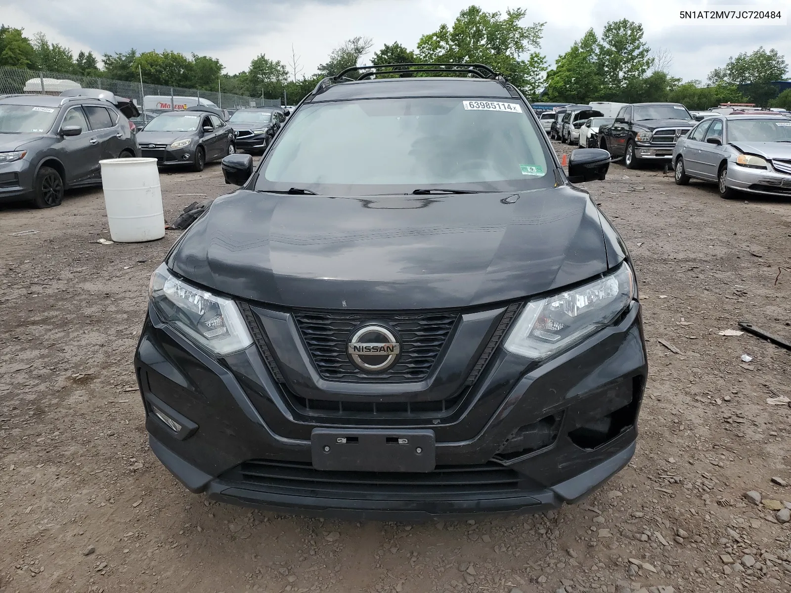 2018 Nissan Rogue S VIN: 5N1AT2MV7JC720484 Lot: 63985114