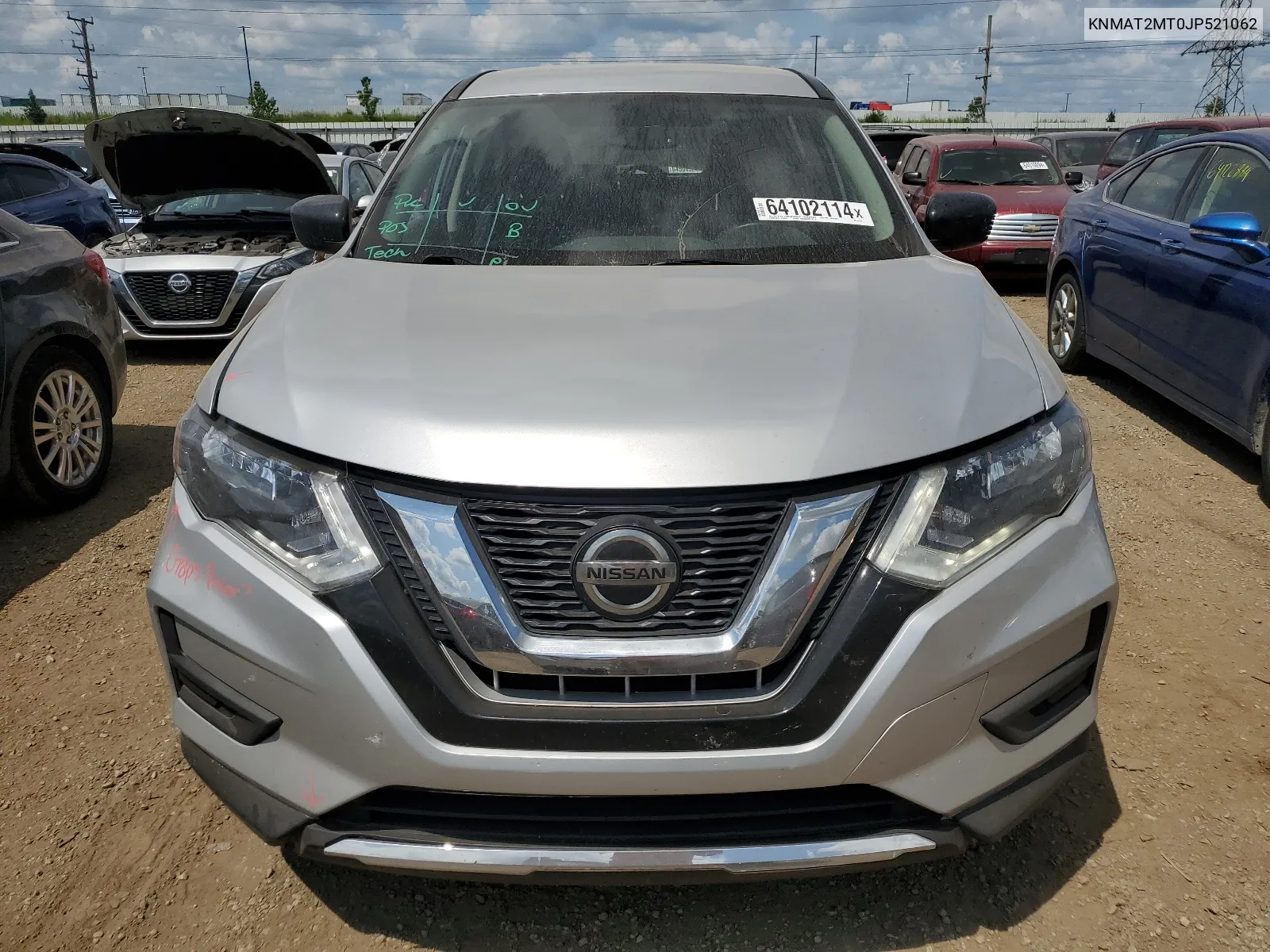 KNMAT2MT0JP521062 2018 Nissan Rogue S