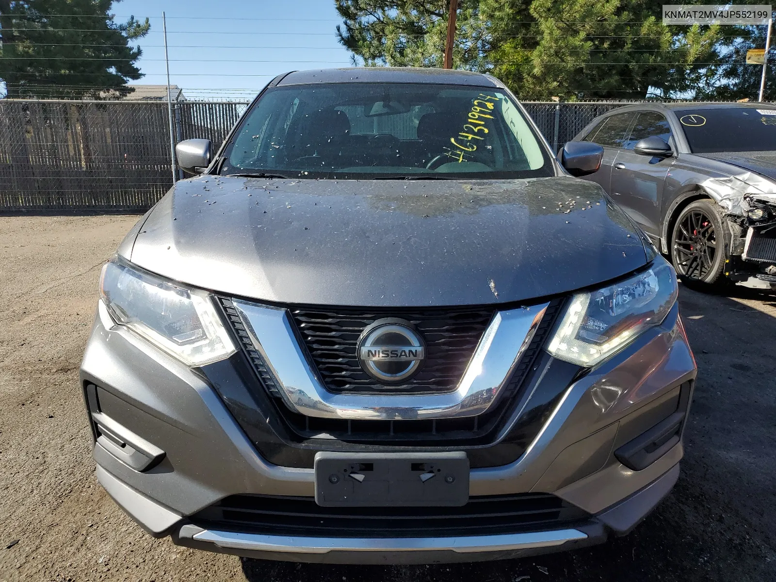 2018 Nissan Rogue S VIN: KNMAT2MV4JP552199 Lot: 64319924