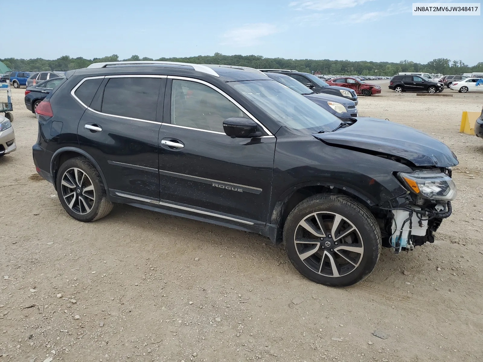 2018 Nissan Rogue S VIN: JN8AT2MV6JW348417 Lot: 64575024