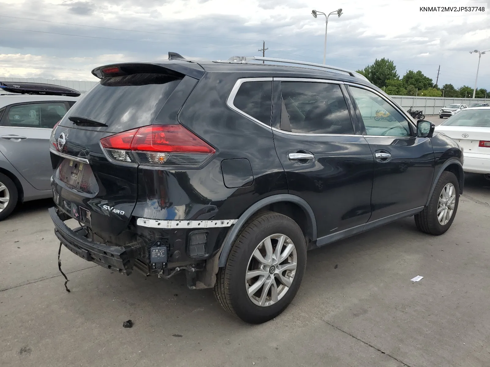 2018 Nissan Rogue S VIN: KNMAT2MV2JP537748 Lot: 64792884