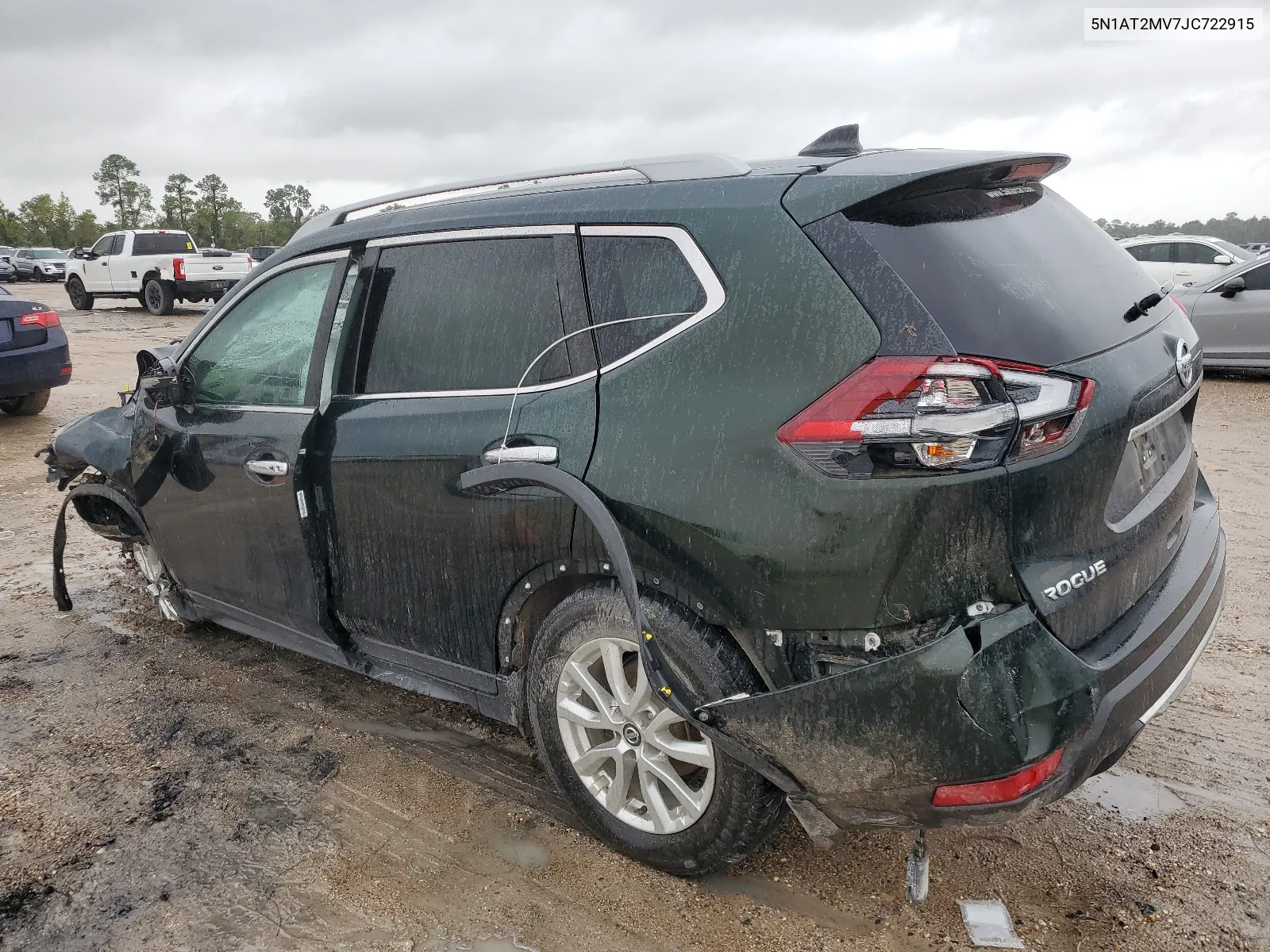 2018 Nissan Rogue S VIN: 5N1AT2MV7JC722915 Lot: 64855424