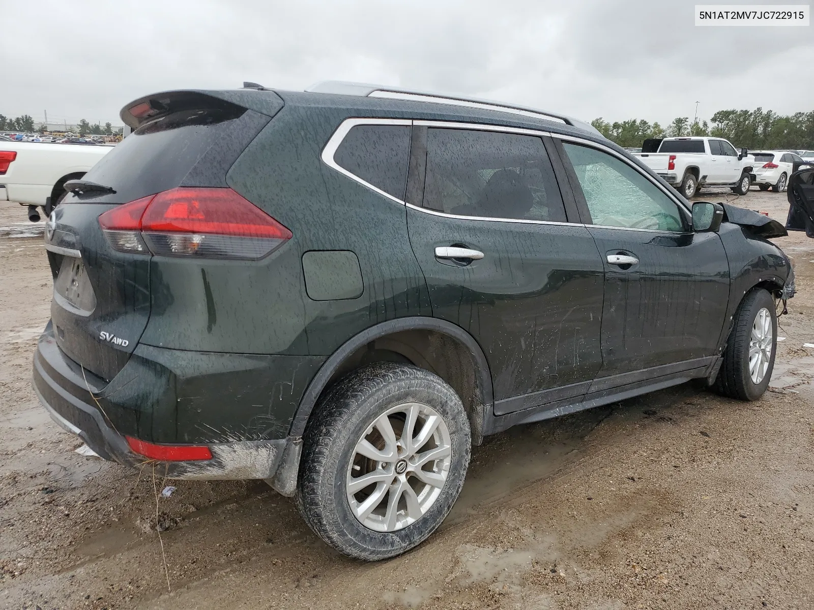 2018 Nissan Rogue S VIN: 5N1AT2MV7JC722915 Lot: 64855424