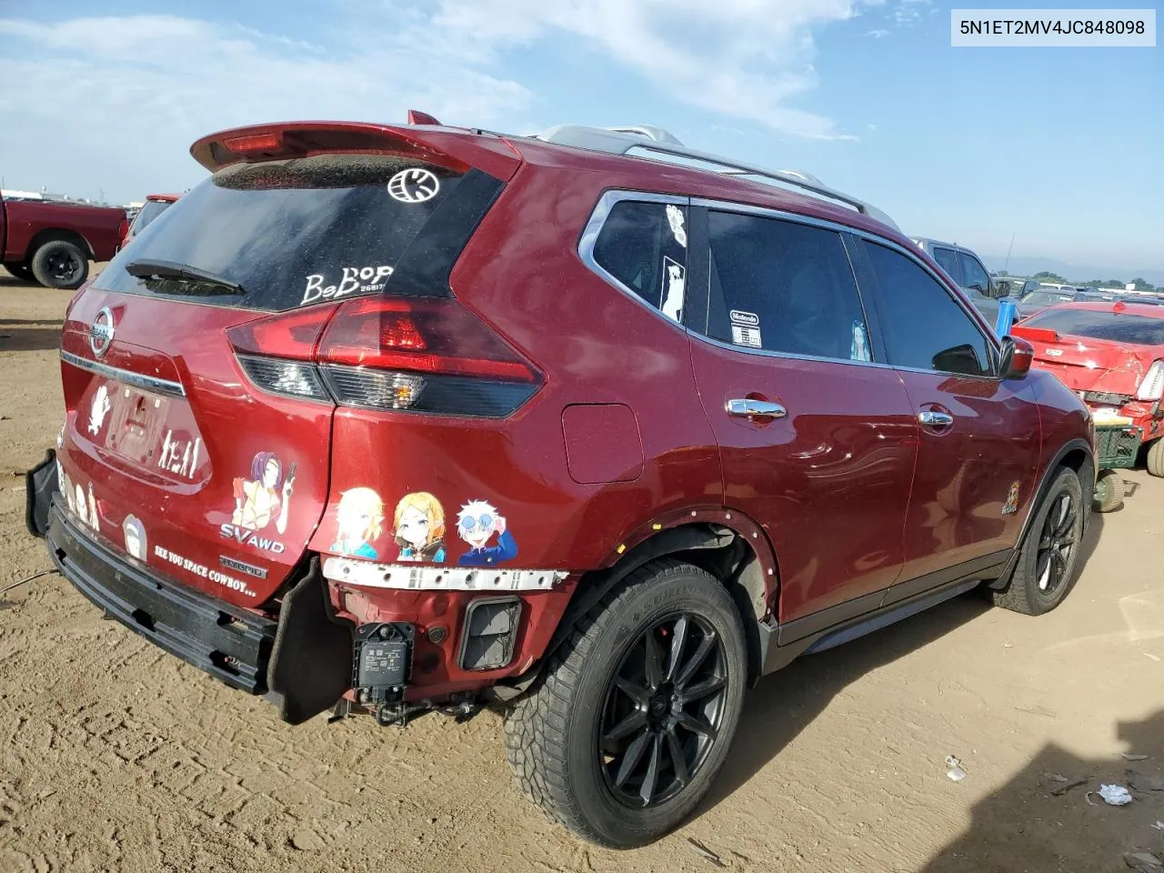 2018 Nissan Rogue Sv Hybrid VIN: 5N1ET2MV4JC848098 Lot: 65029024