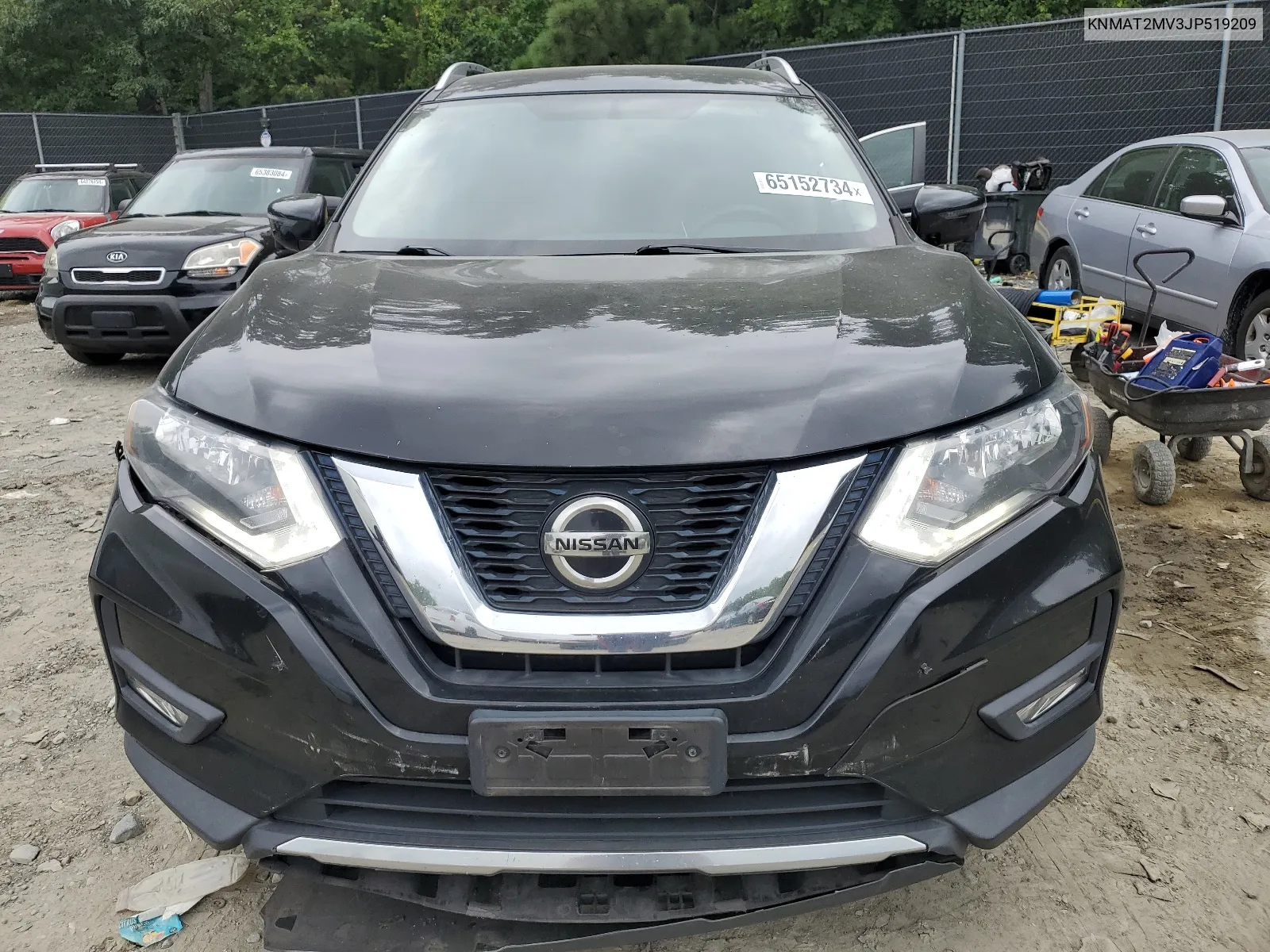 2018 Nissan Rogue S VIN: KNMAT2MV3JP519209 Lot: 65152734