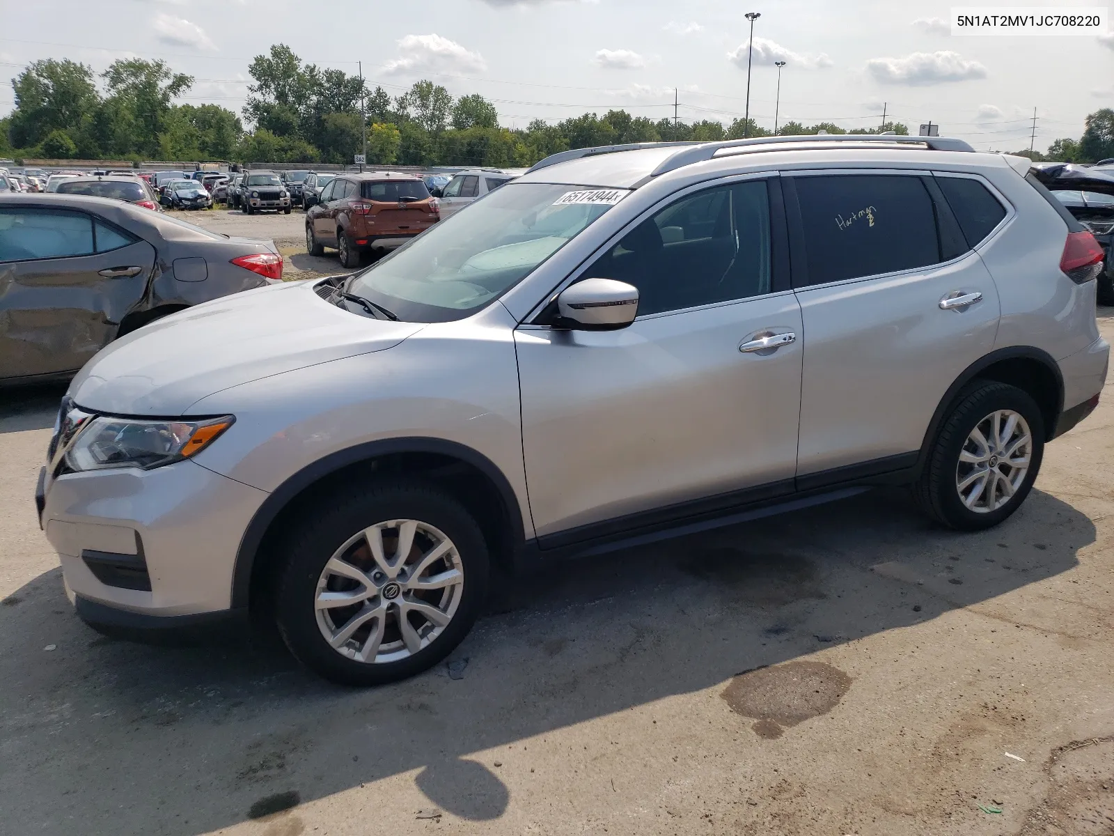 2018 Nissan Rogue S VIN: 5N1AT2MV1JC708220 Lot: 65174944