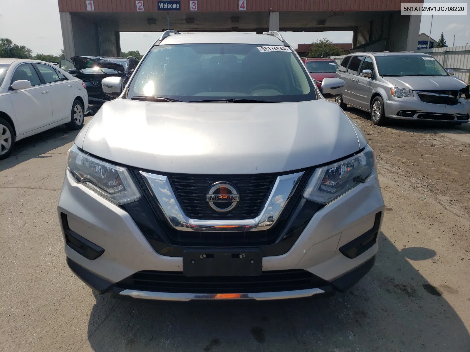 2018 Nissan Rogue S VIN: 5N1AT2MV1JC708220 Lot: 65174944