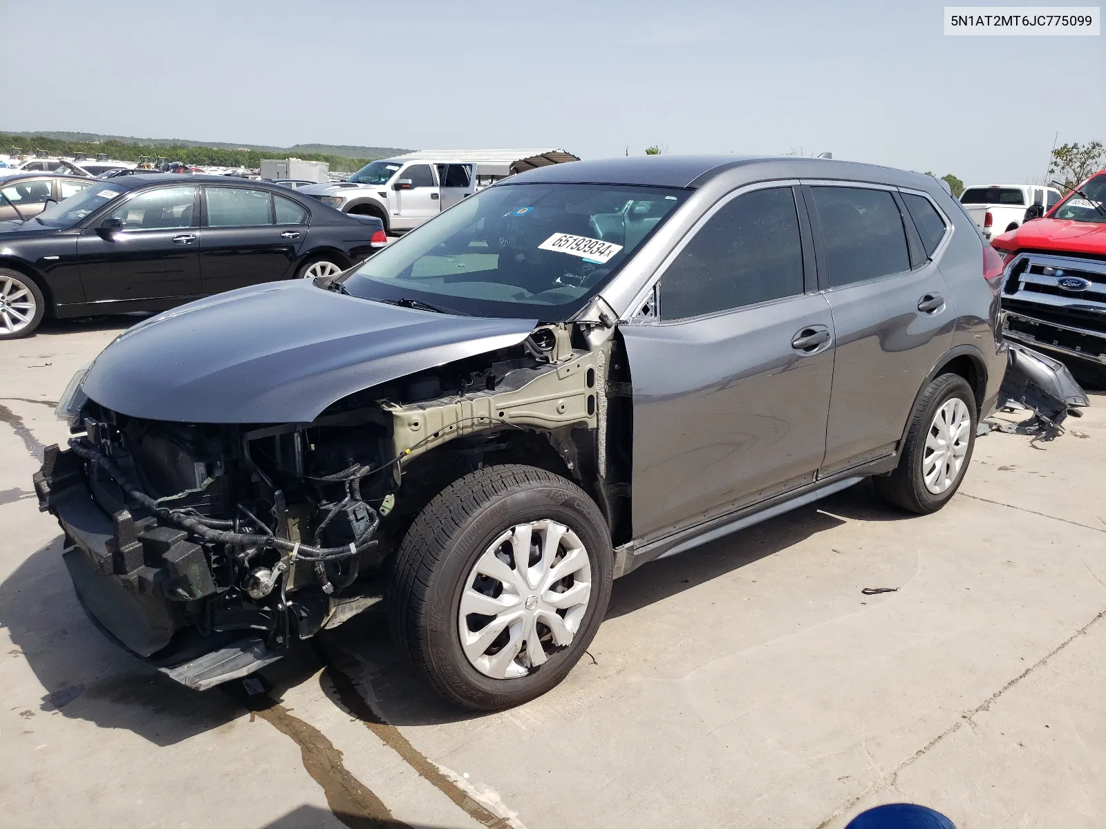 2018 Nissan Rogue S VIN: 5N1AT2MT6JC775099 Lot: 65193934