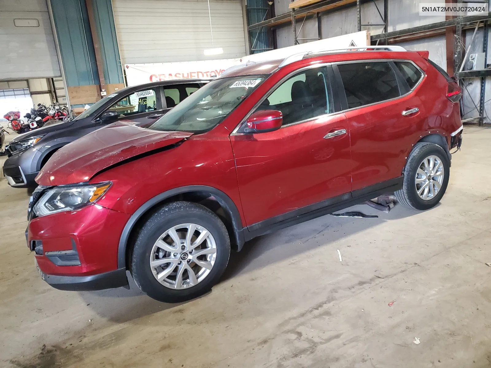 5N1AT2MV0JC720424 2018 Nissan Rogue S