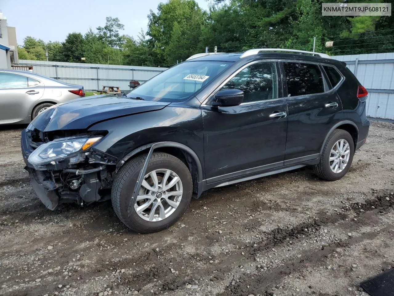 2018 Nissan Rogue S VIN: KNMAT2MT9JP608121 Lot: 65453764