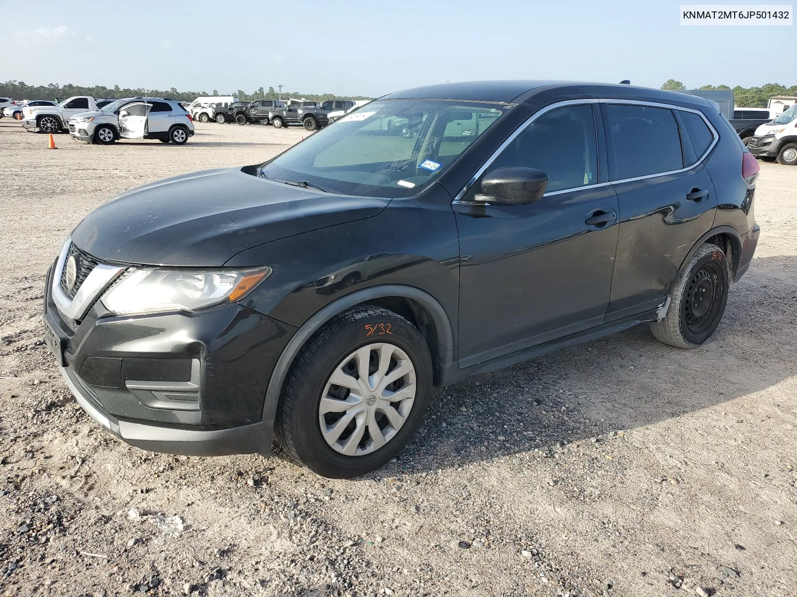 2018 Nissan Rogue S VIN: KNMAT2MT6JP501432 Lot: 65459654