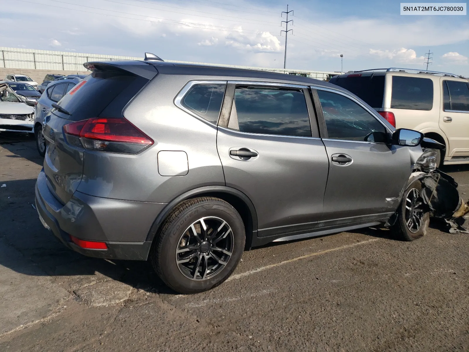 2018 Nissan Rogue S VIN: 5N1AT2MT6JC780030 Lot: 65543434