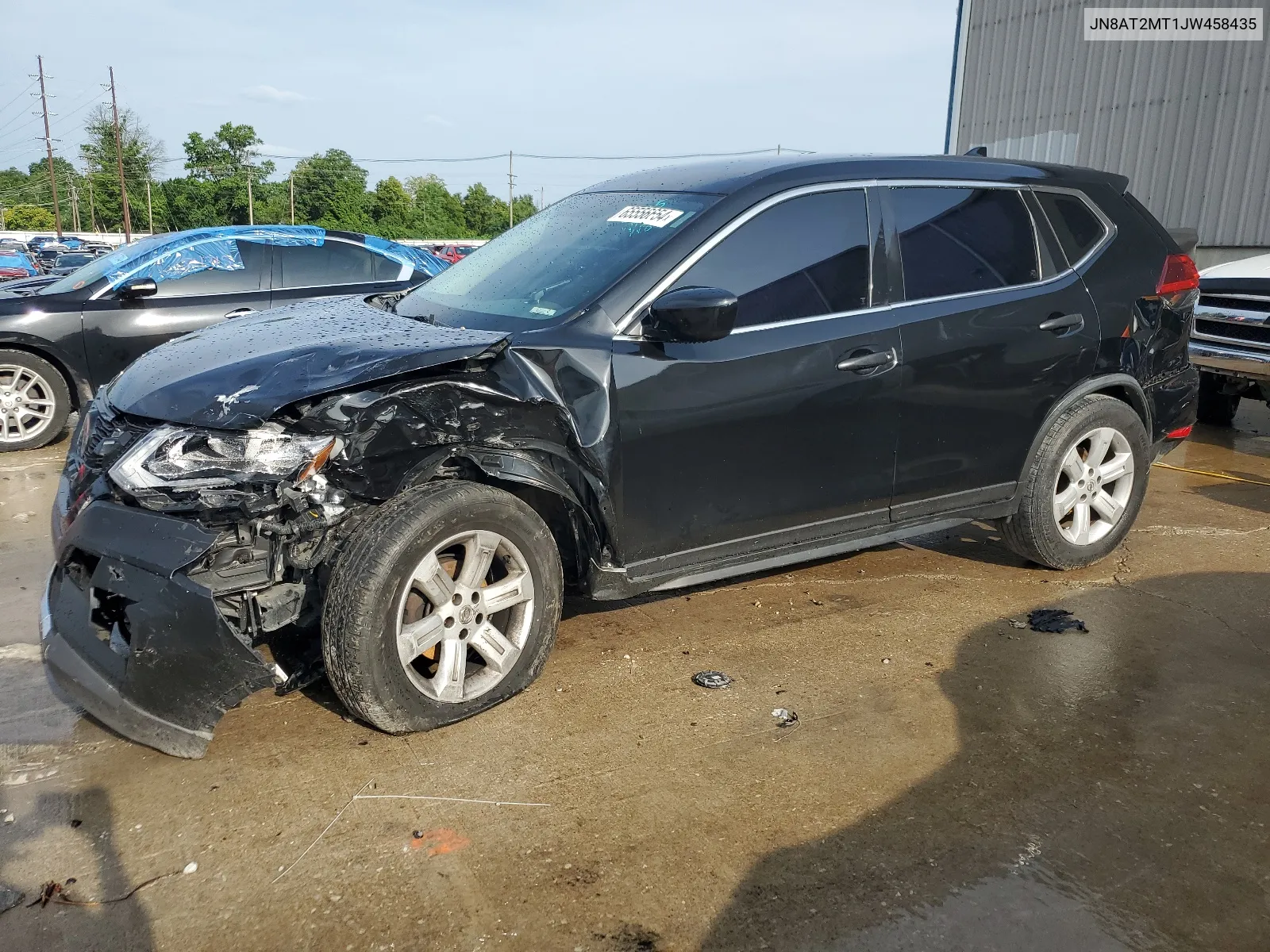 2018 Nissan Rogue S VIN: JN8AT2MT1JW458435 Lot: 65556654