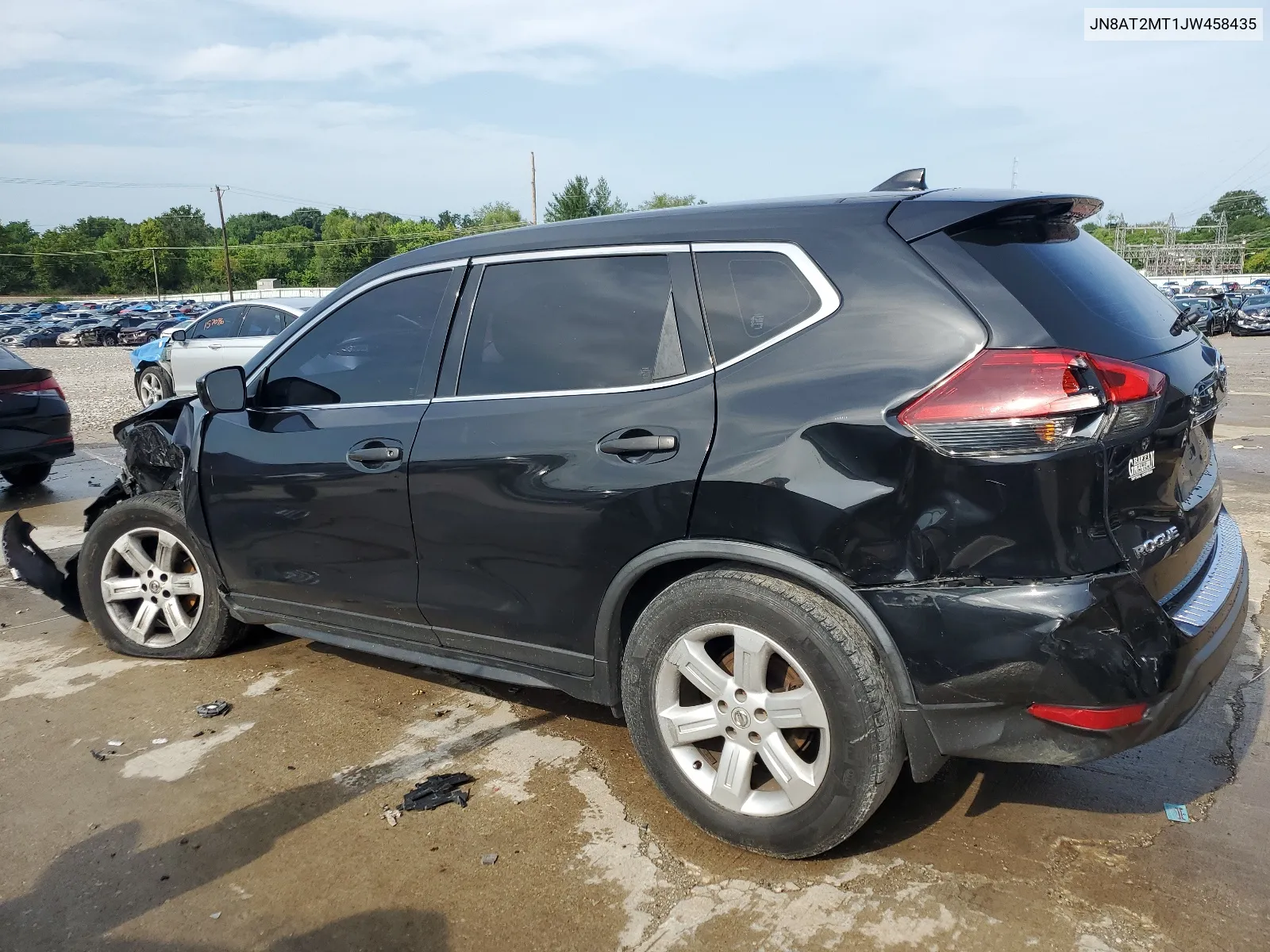 2018 Nissan Rogue S VIN: JN8AT2MT1JW458435 Lot: 65556654