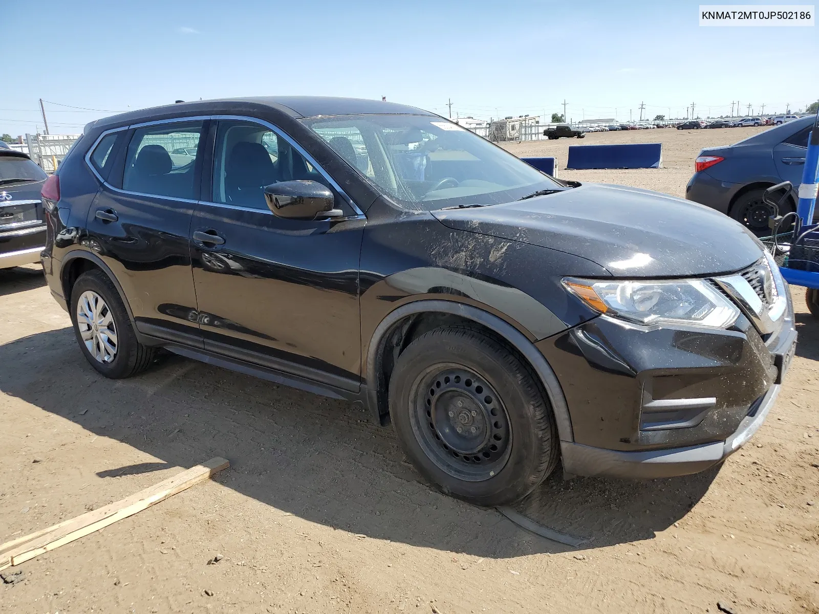 2018 Nissan Rogue S VIN: KNMAT2MT0JP502186 Lot: 65604524