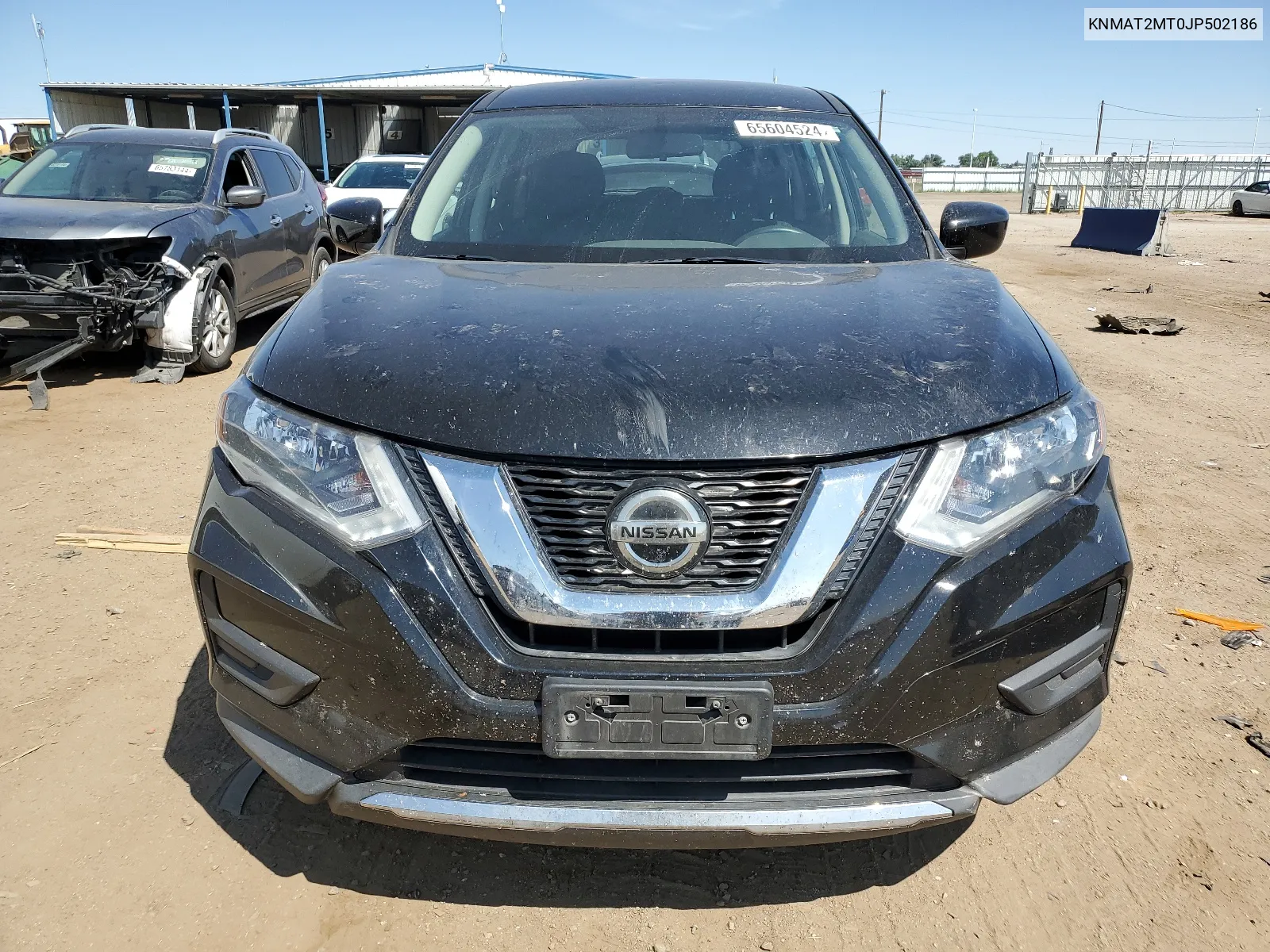 2018 Nissan Rogue S VIN: KNMAT2MT0JP502186 Lot: 65604524