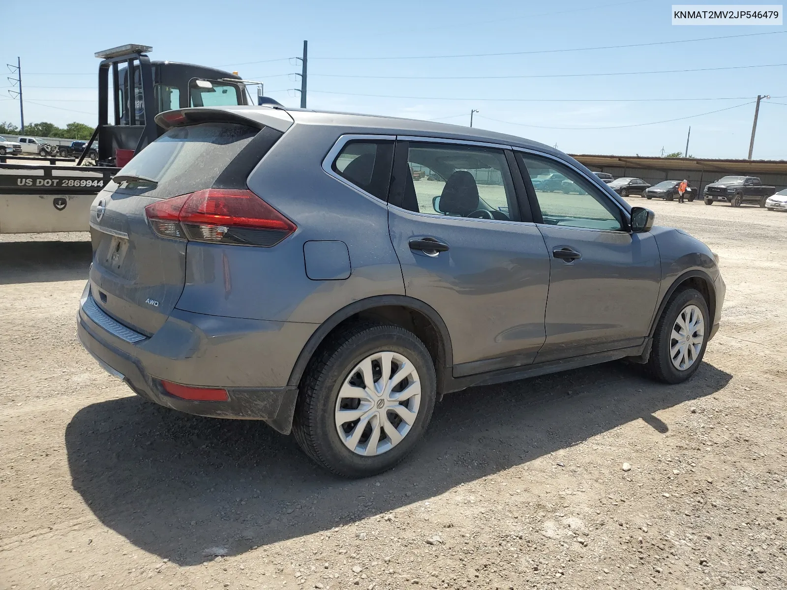 2018 Nissan Rogue S VIN: KNMAT2MV2JP546479 Lot: 65672544