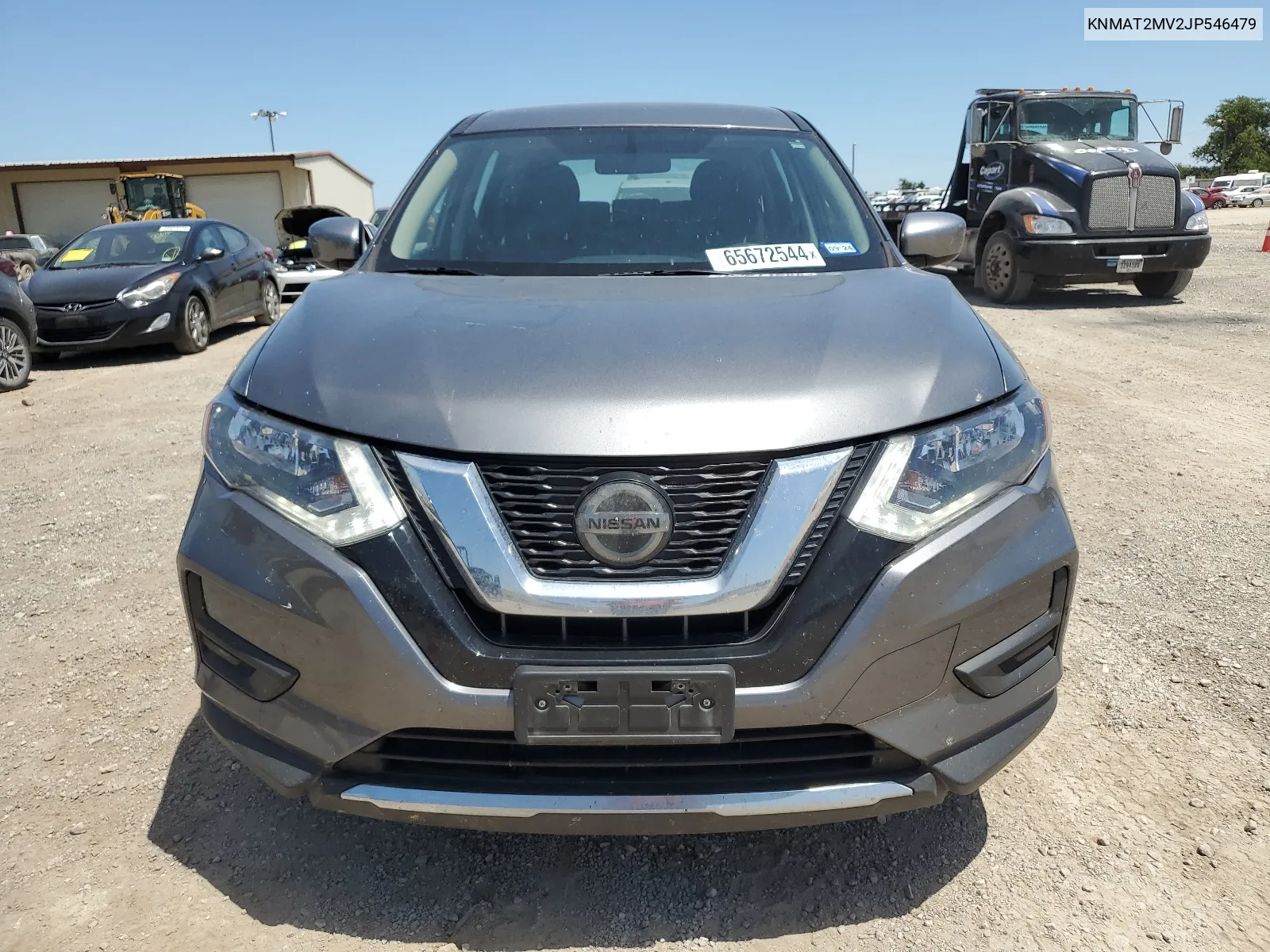 2018 Nissan Rogue S VIN: KNMAT2MV2JP546479 Lot: 65672544