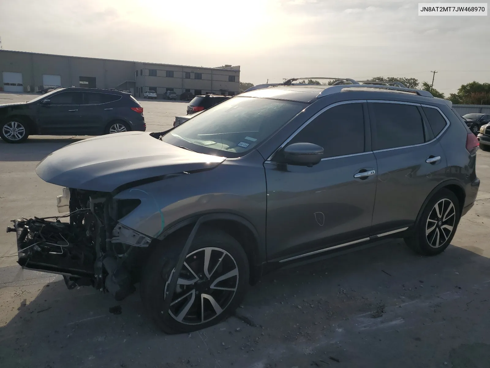 2018 Nissan Rogue S VIN: JN8AT2MT7JW468970 Lot: 65930564