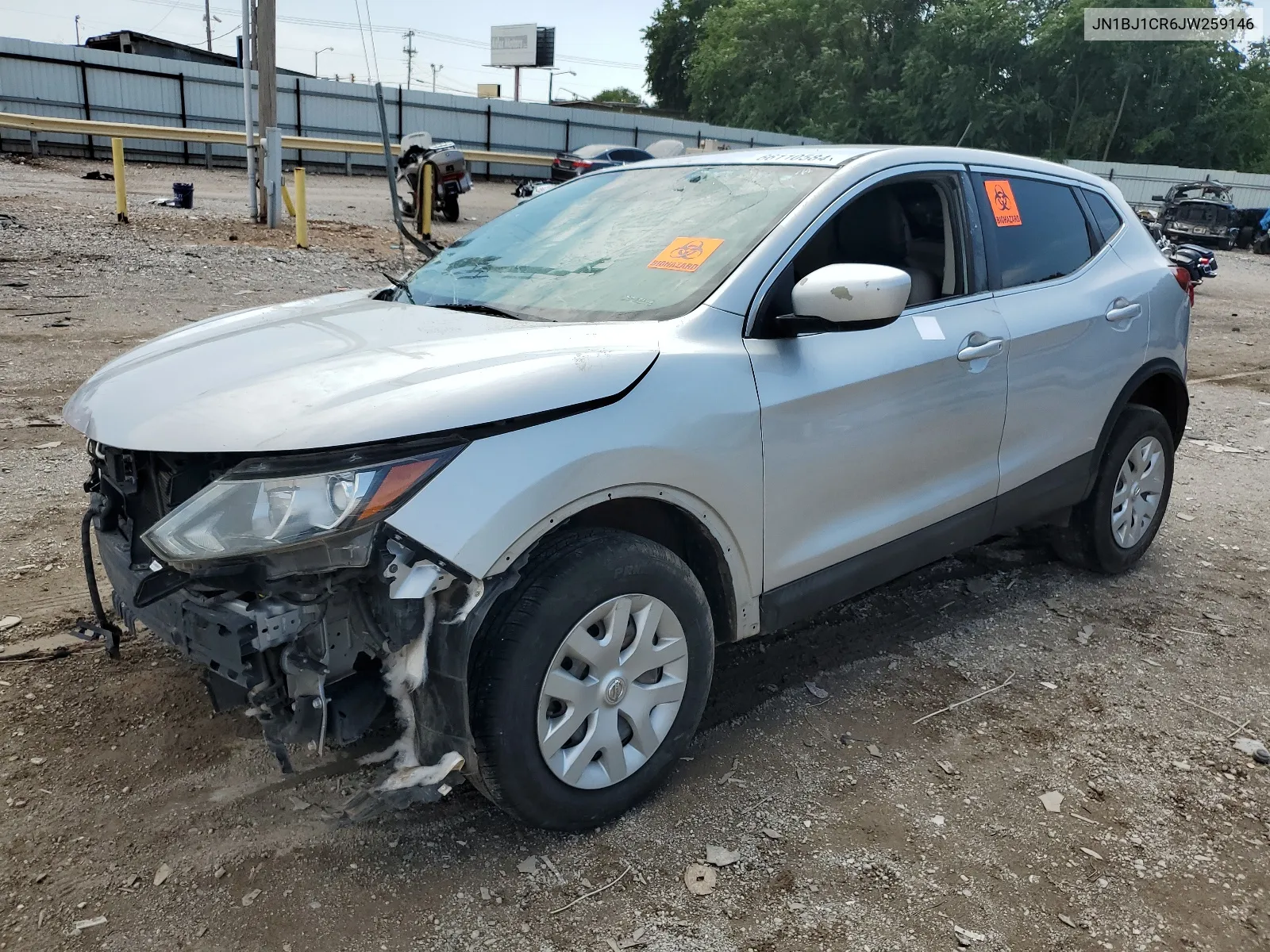 2018 Nissan Rogue Sport S VIN: JN1BJ1CR6JW259146 Lot: 66110584