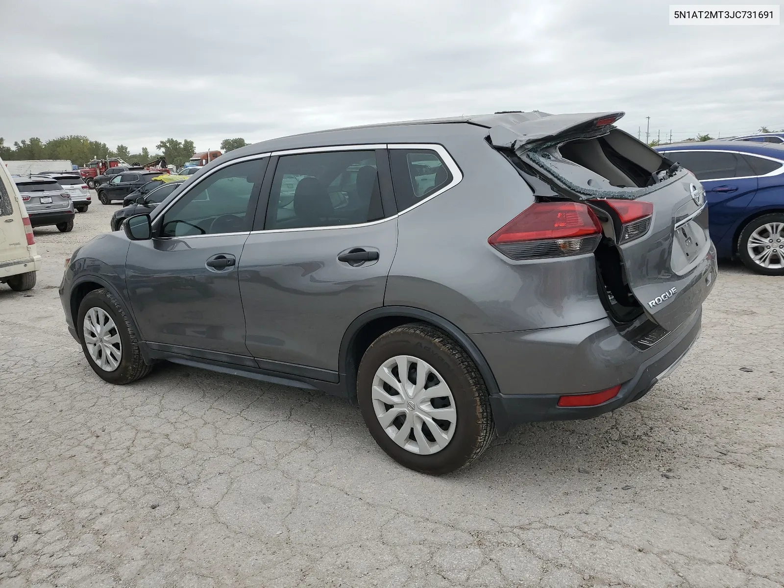 2018 Nissan Rogue S VIN: 5N1AT2MT3JC731691 Lot: 66115744