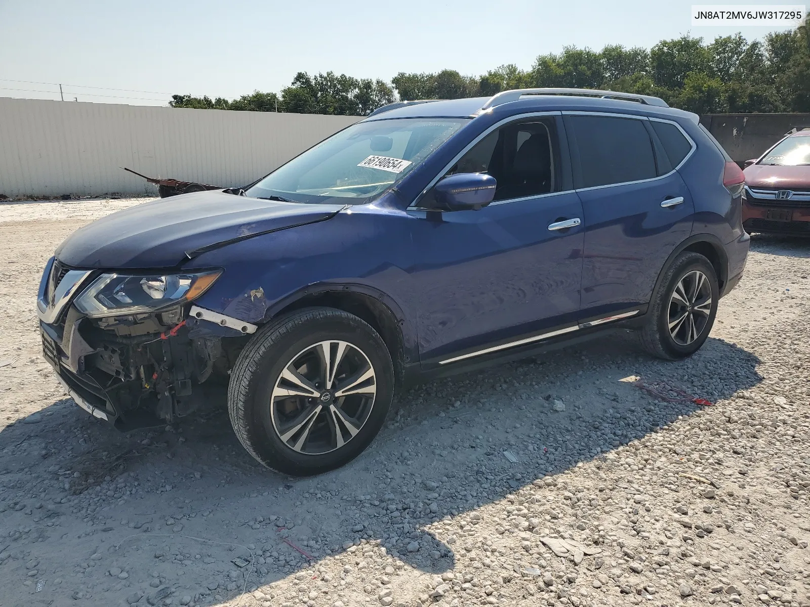 2018 Nissan Rogue S VIN: JN8AT2MV6JW317295 Lot: 66190654